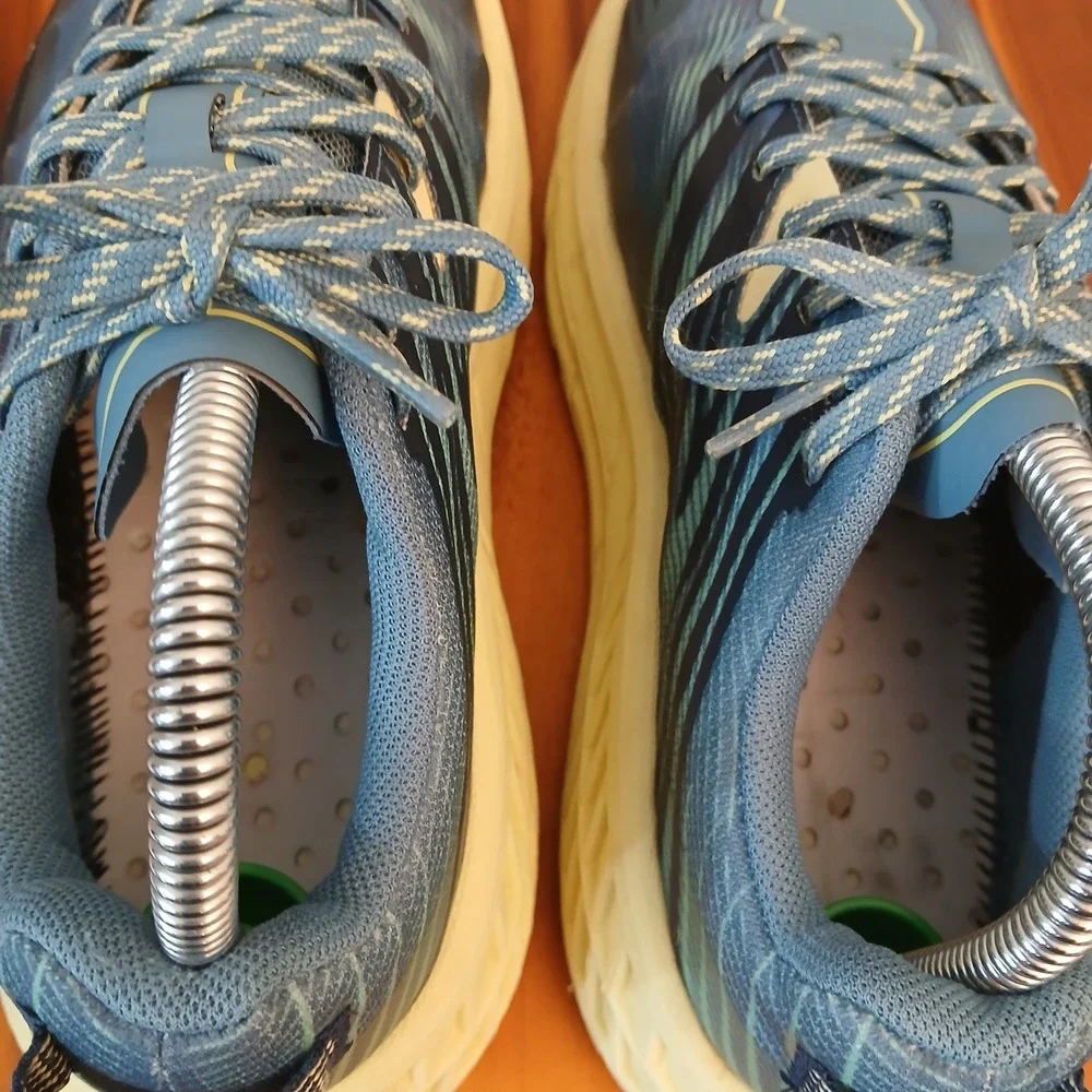 Hoka Speedgoat 4 Wide Womens 8 Blue Running Shoes Sneakers 1106529 PBLG
